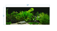 Load image into Gallery viewer, Plant Aquarium Tropical Background - vinyl graphic adhesive AQ0060
