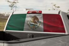 Load image into Gallery viewer, Truck Decal Back Window - Mexico Flag - perforated vinyl TBW010
