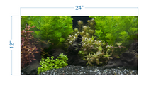 Load image into Gallery viewer, Aquarium Background Planted Aquarium Tropical 6 - vinyl graphic adhesive AQ0048
