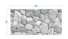 Load image into Gallery viewer, Aquarium or Terrarium Background Rock Wall 2 - vinyl graphic adhesive AQ0056
