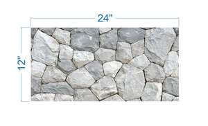 Aquarium or Terrarium Background Rock Wall 2 - vinyl graphic adhesive AQ0056