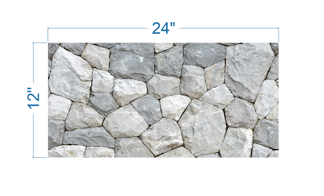 Aquarium or Terrarium Background Rock Wall 2 - vinyl graphic adhesive AQ0056