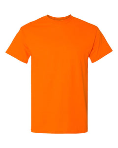 Safety Orange Custom Print T-Shirt