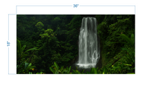 Load image into Gallery viewer, Terrarium Background Waterfall in the jungle - vinyl graphic adhesive TR0011
