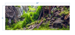 Aquarium Background Planted Aquarium Forest - vinyl graphic adhesive AQ0046