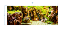 Load image into Gallery viewer, Terrarium Background Stones and Plants - vinyl graphic adhesive TR0007
