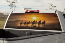 Load image into Gallery viewer, Truck Decal Back Window - Wild Horses - perforated vinyl TBW033
