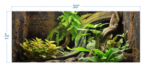 Load image into Gallery viewer, Terrarium Background Tropical Environment 2 - vinyl graphic adhesive TR0006

