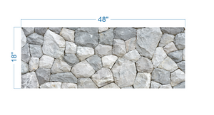 Aquarium or Terrarium Background Rock Wall 2 - vinyl graphic adhesive AQ0056