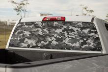 Load image into Gallery viewer, Truck Decal Back Window - Military Camo 3 - perforated vinyl TBW053
