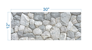 Aquarium or Terrarium Background Rock Wall 2 - vinyl graphic adhesive AQ0056