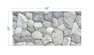 Aquarium or Terrarium Background Rock Wall 2 - vinyl graphic adhesive AQ0056