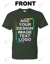 Load image into Gallery viewer, Forest Green Custom Print T-Shirt
