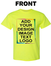Load image into Gallery viewer, Safety Green Custom Print T-Shirt
