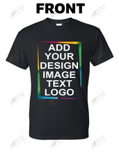 Load image into Gallery viewer, Black Custom Print T-Shirt
