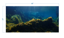 Load image into Gallery viewer, Aquarium Background Underwater Ocean - vinyl graphic adhesive AQ0047
