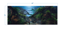 Load image into Gallery viewer, Aquarium Background Mystical Tropical Jungle - vinyl graphic adhesive AQ0053

